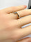 Bague 54 Bague solitaire en or blanc 18 carats et diamant taille octogonale 58 Facettes AB510