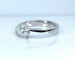 Bague 54 Bague solitaire en or blanc 18 carats et diamant taille octogonale 58 Facettes AB510