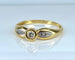 Bague 53 Bague solitaire en or jaune 18 carats et diamants 58 Facettes AB508