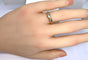 Bague 53 Bague solitaire en or jaune 18 carats et diamants 58 Facettes AB508