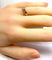 Bague 53 Bague solitaire en or jaune 18 carats et diamants 58 Facettes AB508