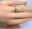 Bague 50 Bague solitaire en or blanc 18 carats et diamant taille brillant 58 Facettes AB513