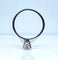 Bague 50 Bague solitaire en or blanc 18 carats et diamant 0,50 ct 58 Facettes AB514