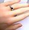 Bague 49 Bague trilogie 3 diamants en or blanc 18 carats 58 Facettes AB532
