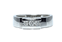Bague 49 Bague trilogie 3 diamants en or blanc 18 carats 58 Facettes AB532