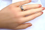 Bague 49 Bague trilogie 3 diamants en or blanc 18 carats 58 Facettes AB532