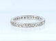 Bague 51 Alliance en or blanc 18 carats et diamants taille ancienne 58 Facettes AB533