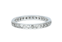 Bague 51 Alliance en or blanc 18 carats et diamants taille ancienne 58 Facettes AB533