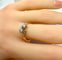 Bague 54 Bague toi et moi en or jaune 18 carats et diamants, vers 1900 58 Facettes AB553