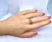 Bague 54 Bague toi et moi en or jaune 18 carats et diamants, vers 1900 58 Facettes AB553
