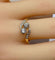 Bague 54 Bague toi et moi en or jaune 18 carats et diamants, vers 1900 58 Facettes AB553