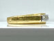 Bague 50 Demi-alliance - Bague en or jaune et or blanc 18 carats et diamants 58 Facettes AB555