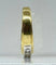 Bague 50 Demi-alliance - Bague en or jaune et or blanc 18 carats et diamants 58 Facettes AB555