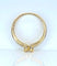 Bague 50 Bague solitaire en or jaune et or blanc 18 carats et diamant 58 Facettes AB556