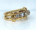 Bague 46 Bague en or jaune 18 carats avec 5 diamants 58 Facettes AB559