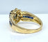Bague 52 Bague jonc marguerite en or jaune 18 carats, saphir et diamants 58 Facettes AB573