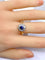 Bague 53 Bague marguerite en or 18 carats, saphir et diamants 58 Facettes AB572