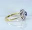 Bague 53 Bague marguerite en or 18 carats, saphir et diamants 58 Facettes AB572