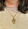 Pendentif Pendentif porte-souvenir ouvrant en or 18 carats et grenat 58 Facettes AB574