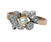 Bague 50 Bague en or 18 carats à perle et diamants 58 Facettes AB568