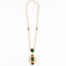 Collier Atelier Georges Lenfant - Exceptionnel Collier en or jaune lapis lazuli, jade, nephrite, corail et onyx. 58 Facettes 58FC9