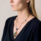 Collier Atelier Georges Lenfant - Exceptionnel Collier en or jaune lapis lazuli, jade, nephrite, corail et onyx. 58 Facettes 58FC9
