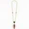 Collier Atelier Georges Lenfant - Exceptionnel Collier en or jaune lapis lazuli, jade, nephrite, corail et onyx. 58 Facettes 58FC9