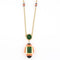 Collier Atelier Georges Lenfant - Exceptionnel Collier en or jaune lapis lazuli, jade, nephrite, corail et onyx. 58 Facettes 58FC9