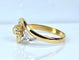 Bague 58 Bague en or jaune 18 carats avec perle et diamants 58 Facettes AB584