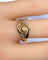 Bague 58 Bague en or jaune 18 carats avec perle et diamants 58 Facettes AB584