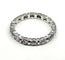 Bague 50 Alliance - Bague en or blanc 18 carats sertie de 16 diamants 58 Facettes AB583