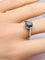 Bague 53 Bague solitaire en or blanc 18 carats et diamant 58 Facettes AB587