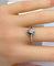 Bague 53 Bague solitaire en or blanc 18 carats et diamant 58 Facettes AB587