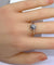 Bague 53 Bague solitaire en or blanc 18 carats et diamant 58 Facettes AB587