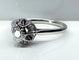 Bague 53 Bague solitaire en or blanc 18 carats et diamant 58 Facettes AB587