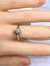 Bague 53 Bague solitaire en or blanc 18 carats et diamant 58 Facettes AB587