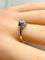 Bague 53 Bague solitaire en or blanc 18 carats et diamant 58 Facettes AB587