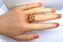 Bague 53 Bague en or jaune 18 carats à topaze 58 Facettes AB595bis