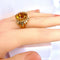 Bague 53 Bague en or jaune 18 carats à topaze 58 Facettes AB595bis