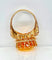 Bague 53 Bague en or jaune 18 carats à topaze 58 Facettes AB595bis