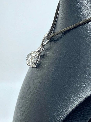 Pendentif Pendentif en or blanc 18 carats et diamants taille ancienne 58 Facettes AB593bis