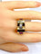 Bague 60 Bague Tank en or jaune 18 carats et diamants 58 Facettes AB603