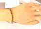 Bracelet Bracelet ligne en or jaune 18 carats et rubis 58 Facettes AB609