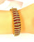 Bracelet Bracelet jonc ouvrant en or jaune 18 carats, rubis et diamants 58 Facettes AB608