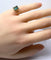 Bague 46 Bague en or jaune 18 carats et tourmaline verte 58 Facettes AB617