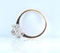 Bague 51 Bague marguerite en or jaune 18 carats et diamants 58 Facettes AB618