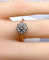 Bague 51 Bague marguerite en or jaune 18 carats et diamants 58 Facettes AB618