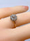 Bague 51 Bague marguerite en or jaune 18 carats et diamants 58 Facettes AB618