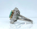 Bague 51 Bague émeraude et diamants baguette en or jaune 18 carats et platine 58 Facettes AB619