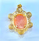 Pendentif Pendentif - Camée profil de femme en or jaune 18 carats 58 Facettes AB621